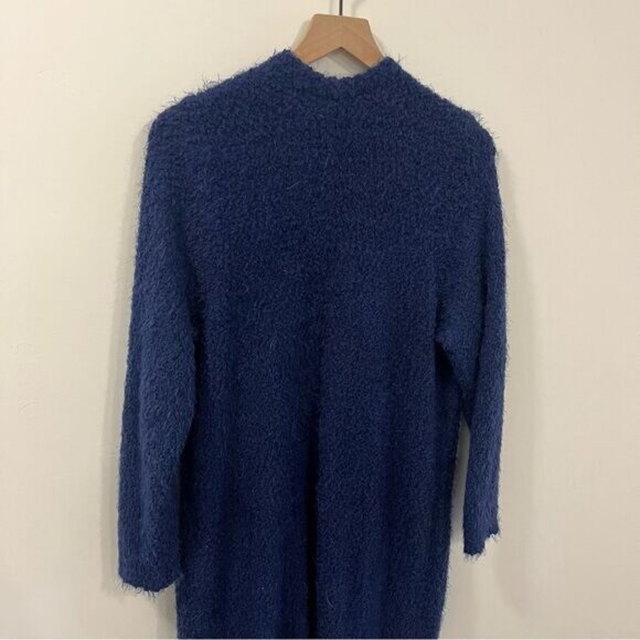Torrid Popcorn Duster Open Front Sweater Blue 1/1X - Picture 10 of 16